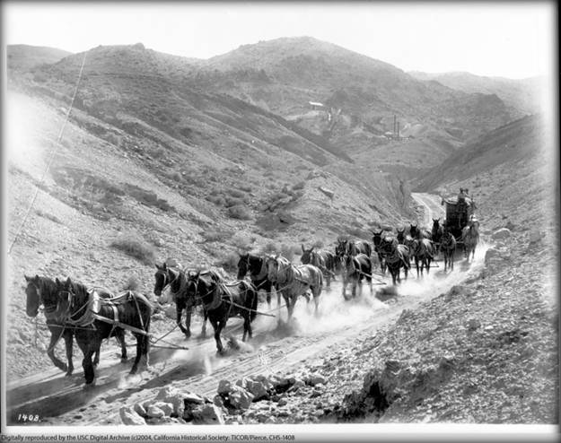 20 Mule Team hauling ore
