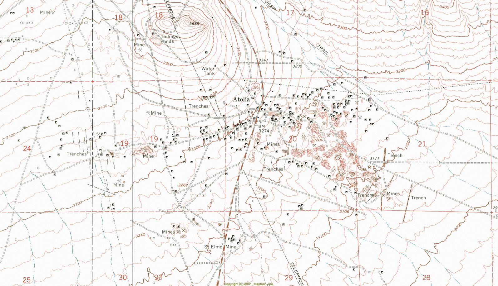 USGS Topographical map